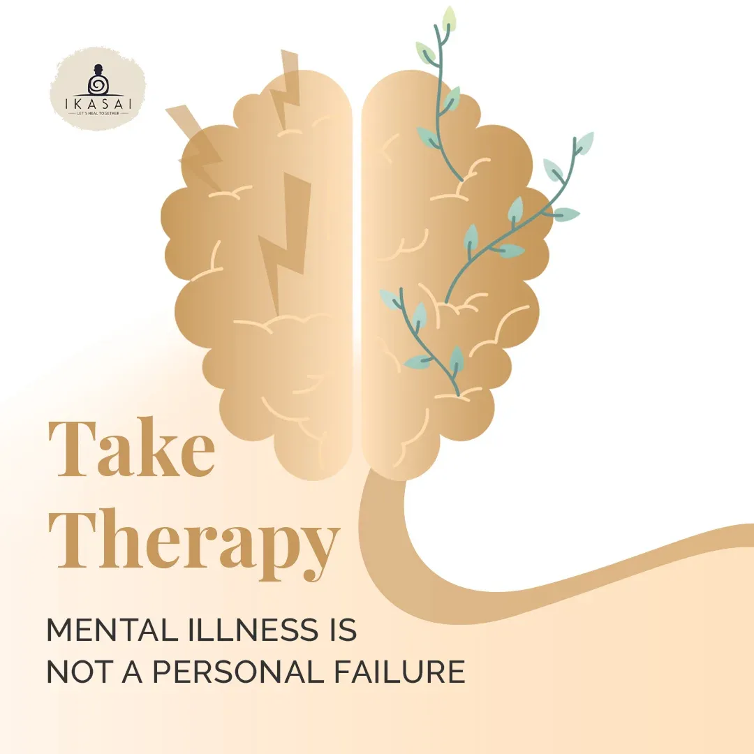 Ikasai post encouraging people to take therapy